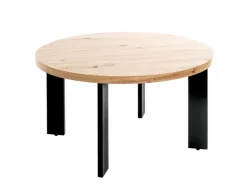 Couchtisch 75 x 42 cm braun/schwarz