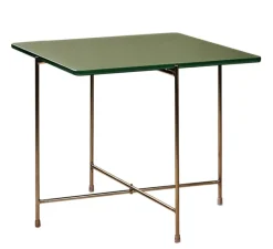 Couchtisch 50 x 45 cm Casted Glass green