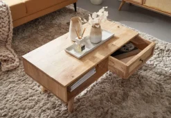 Couchtisch 90 x 45 cm Mango massiv