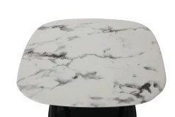 Couchtisch 55 x 55 cm schwarz /weiß