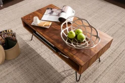 Couchtisch 100 x 50 cm Sheesham massiv