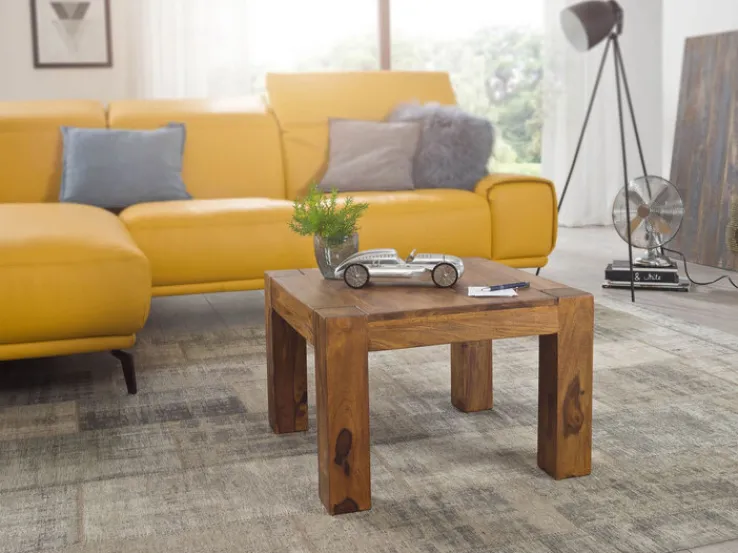 Couchtisch 60 x 60 cm Sheesham