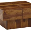 Couchtisch 58 x 58 cm Sheesham massiv
