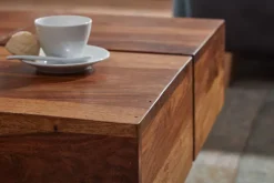 Couchtisch 58 x 58 cm Sheesham massiv