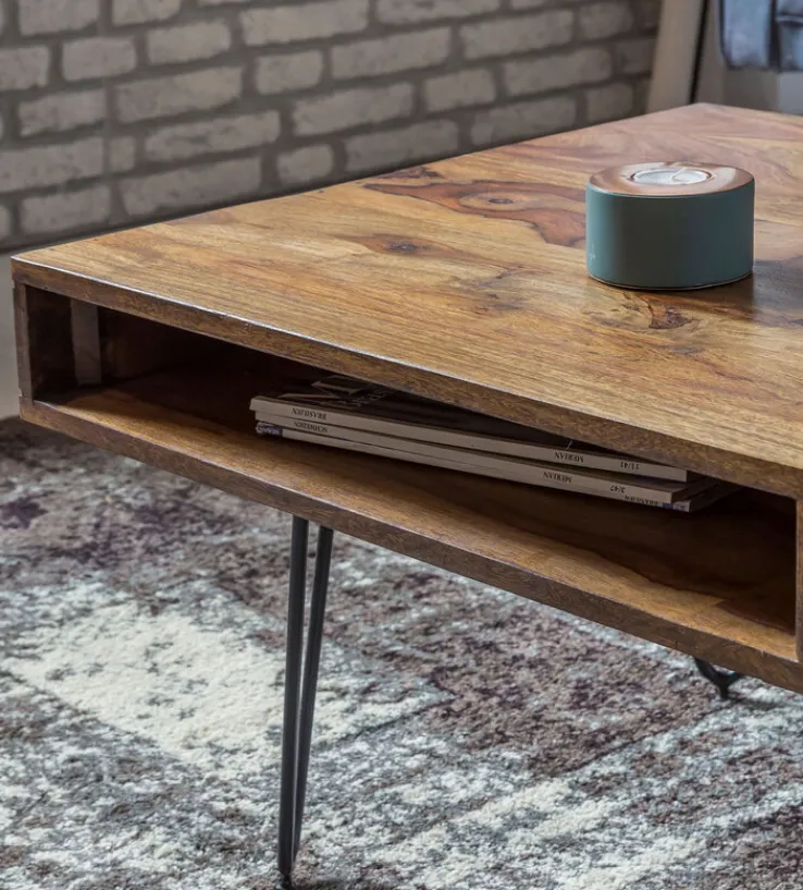 Couchtisch 120 x 60 cm Sheesham