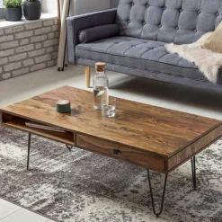 Couchtisch 120 x 60 cm Sheesham