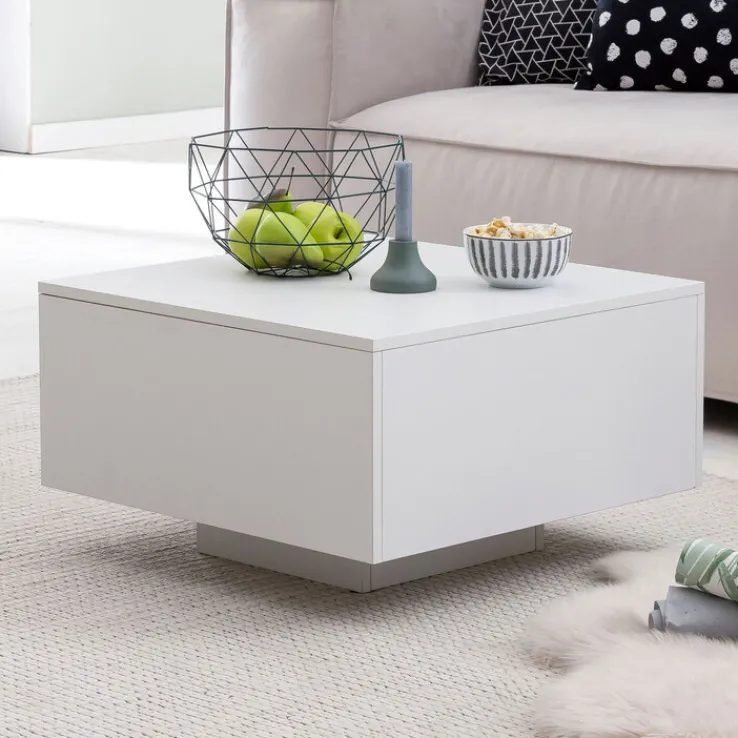 Couchtisch 60 x 60 cm weiß