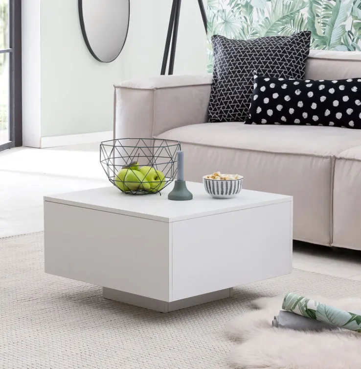 Couchtisch 60 x 60 cm weiß