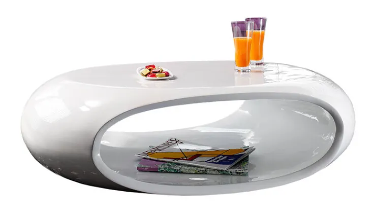 Couchtisch 100 x 70 cm weiß