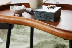 Couchtisch 71 x 40 x 42 cm braun