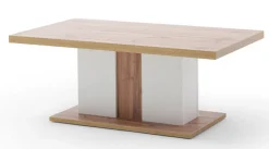 QUARTIER Couchtisch AARON braun/ weiß