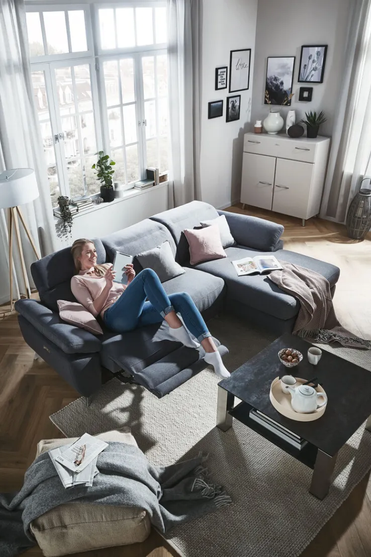 CASAVANTI Couchtisch ALTEA Edelstahl /Glas