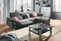 CASAVANTI Couchtisch ALTEA Edelstahl /Glas