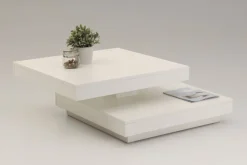 QUARTIER Couchtisch ANDY 67 x 67 cm weiß