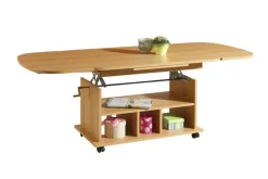 QUARTIER Couchtisch BABSI III 107-157 x 67 cm Eiche