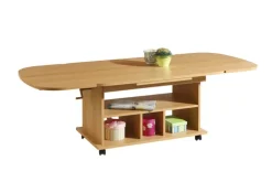 QUARTIER Couchtisch BABSI III 107-157 x 67 cm Eiche