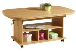 QUARTIER Couchtisch BABSI III 107-157 x 67 cm Buche