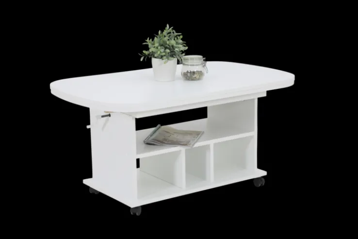 QUARTIER Couchtisch BABSI III weiß