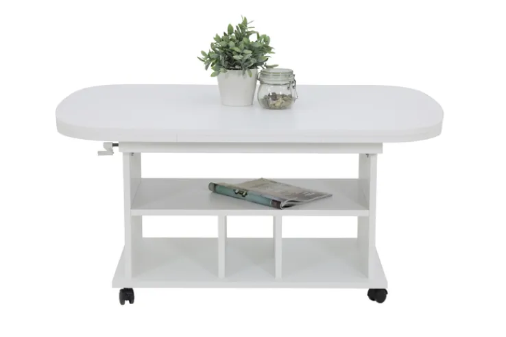 QUARTIER Couchtisch BABSI III weiß