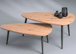 QUARTIER Couchtisch BERTHA 2-teilig