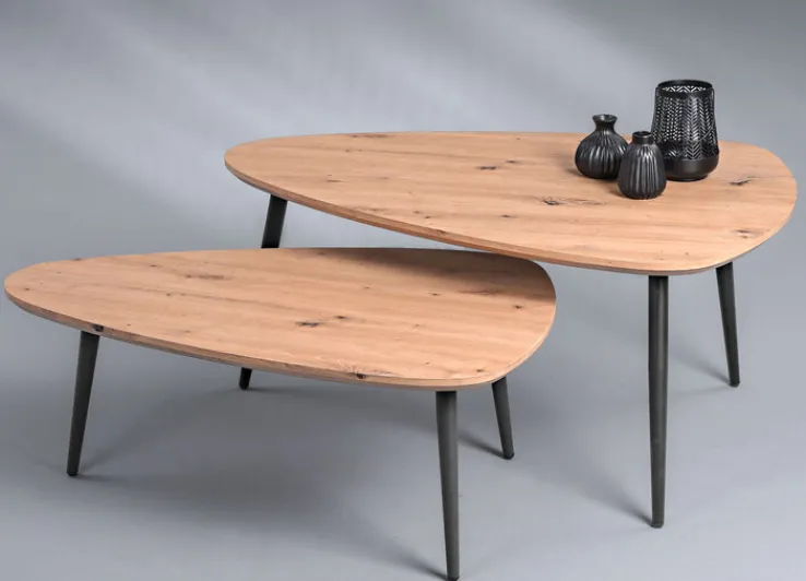 QUARTIER Couchtisch BERTHA 2-teilig