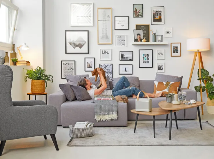 QUARTIER Couchtisch BERTHA 2-teilig