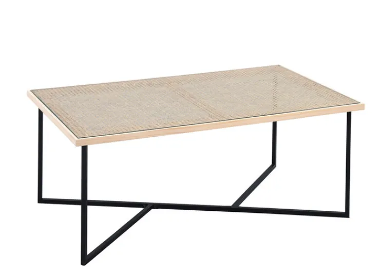 QUARTIER Couchtisch BRODY Wiener Geflecht