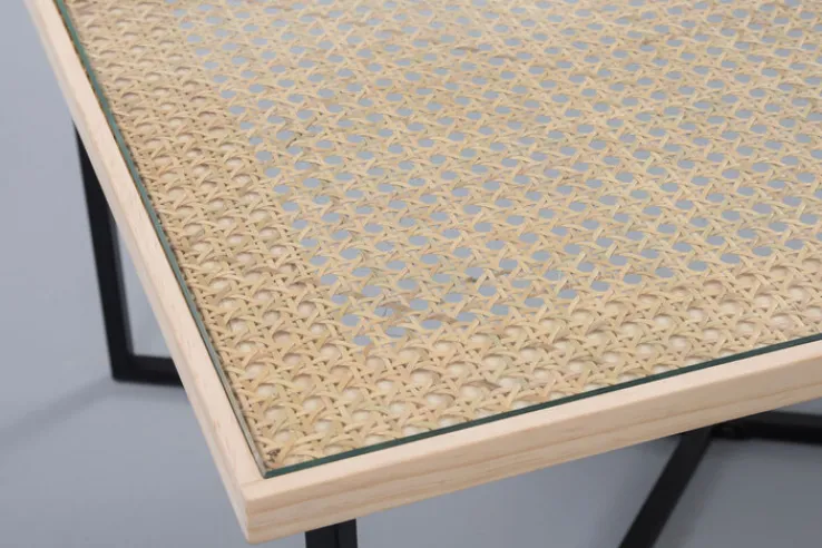 QUARTIER Couchtisch BRODY Wiener Geflecht