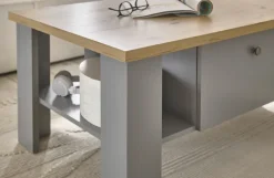 Couchtisch CHAMBORD 107x67 cm grau/braun