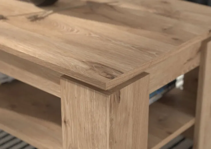 QUARTIER Couchtisch FRENO 100 x 60 cm braun