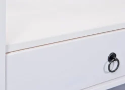 Couchtisch HENRY 75x45x75 cm Massivholz Kiefer weiß