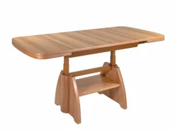 Couchtisch 2547-KBU-N, 101 x 71 x 56–75 cm lackiert Kernbuche Braun