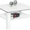 QUARTIER Couchtisch LENA 75 x 75 x 45 cm weiß