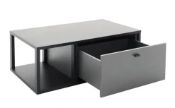 Couchtisch LUXOR 95 x 55 cm Royal grau/ anthrazit