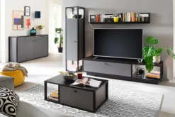 Couchtisch LUXOR 95 x 55 cm Royal grau/ anthrazit