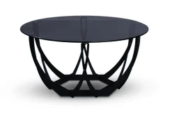 Couchtisch MARIE 80x80 cm schwarz/grau