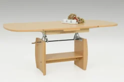 QUARTIER Couchtisch MICHAEL III 90-142 x 68 cm Buche Dekor