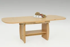 QUARTIER Couchtisch MICHAEL III 90-142 x 68 cm Buche Dekor