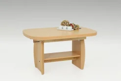 QUARTIER Couchtisch MICHAEL III 90-142 x 68 cm Buche Dekor