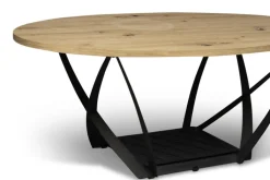 QUARTIER Couchtisch Mona 100x60 cm Artisan Eiche Dekor/schwarz