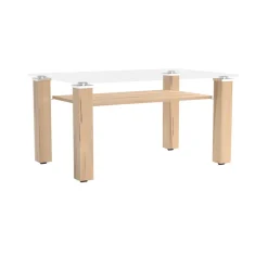 Couchtisch NEW YORK 90 x 43,5 x 60 cm Kernbuche braun