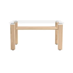 Couchtisch NEW YORK 90 x 43,5 x 60 cm Kernbuche braun