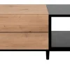 Couchtisch NOLA 100 x 55 cm Artisan Oak/schwarz
