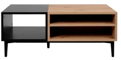 Couchtisch NOLA 100 x 55 cm Artisan Oak/schwarz