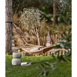 Couchtisch ODA 41 x 35 cm Betonoptik grau-grün