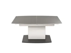 Couchtisch PORTA 115 x 70 x 53–72 cm Glas Grau