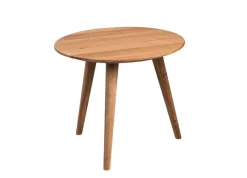 QUARTIER Couchtisch rund KILIAN 45 cm Wildeiche massiv