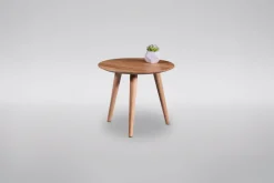 QUARTIER Couchtisch rund KILIAN 45 cm Wildeiche massiv