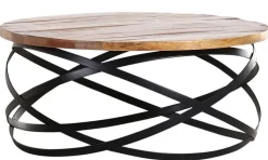 QUARTIER Couchtisch SAM 80 cm braun/ schwarz