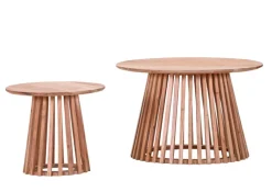 QUARTIER Couchtisch Set PIANO 2-teilig braun